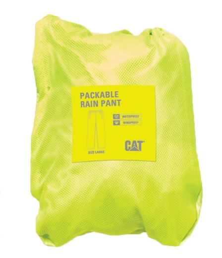 Picture of Typhoon Packable Rain Jacket Hi-Vis Yellow