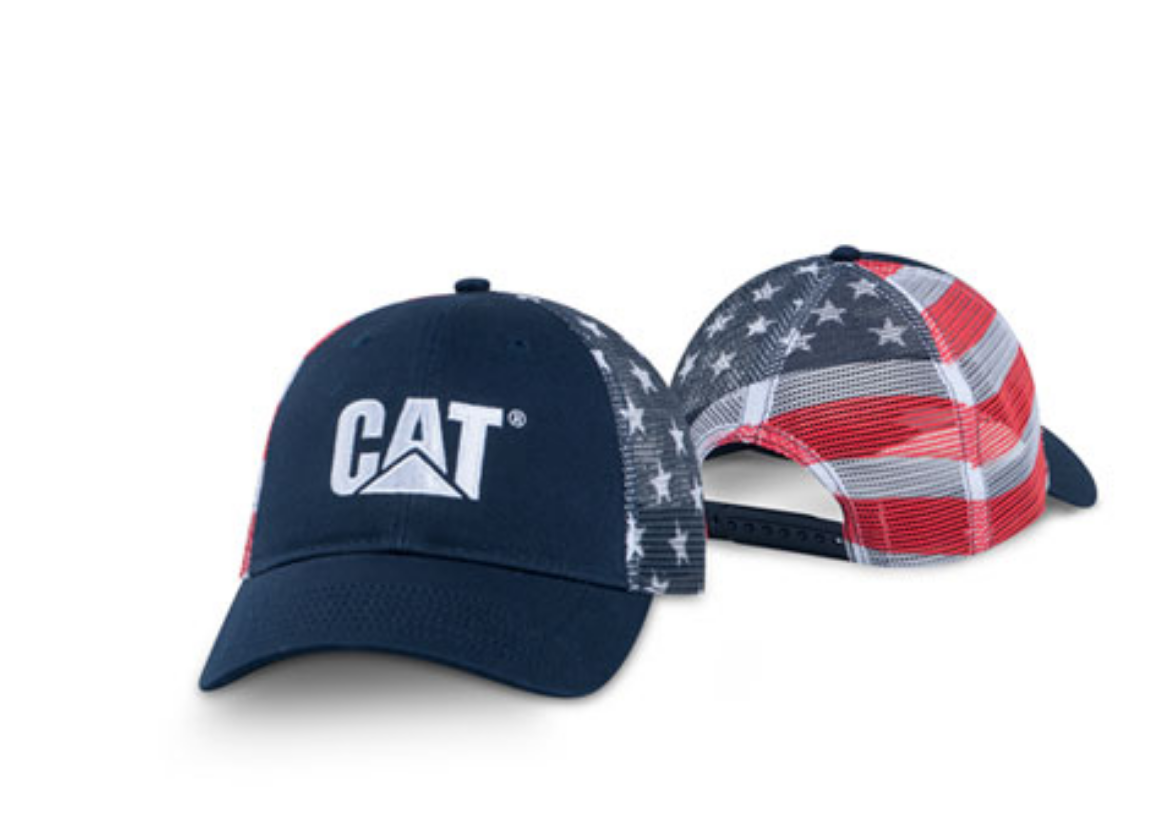 Picture of Navy American Flag Mesh Cap