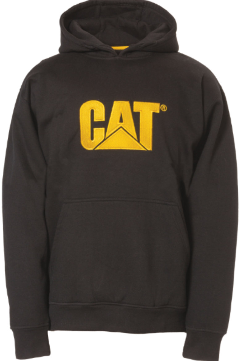 Ring Power CAT Retail Store. Black Trademark Hooded Sweatshirt