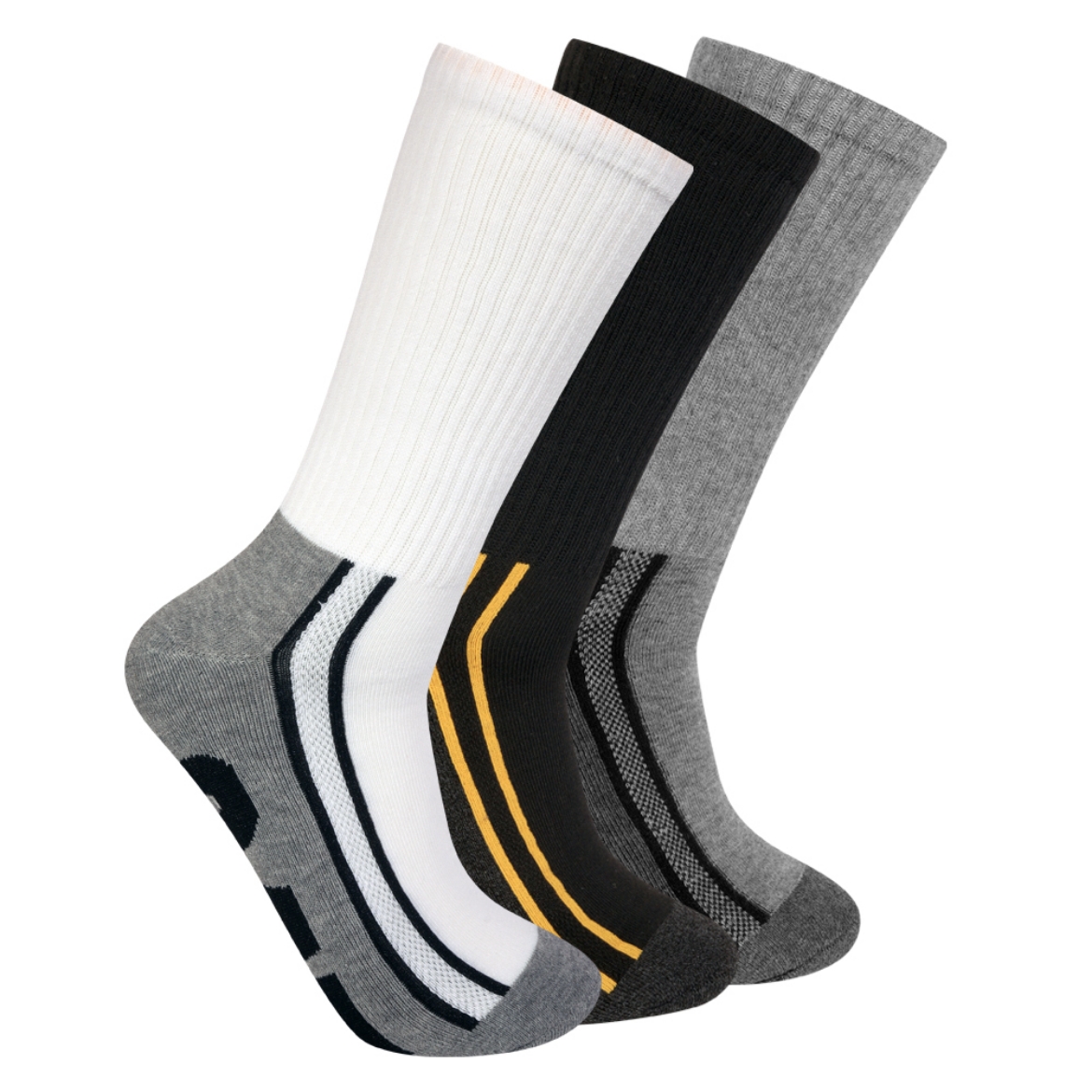 Picture of 3PK CAT MIDCALF BOOT SOCK