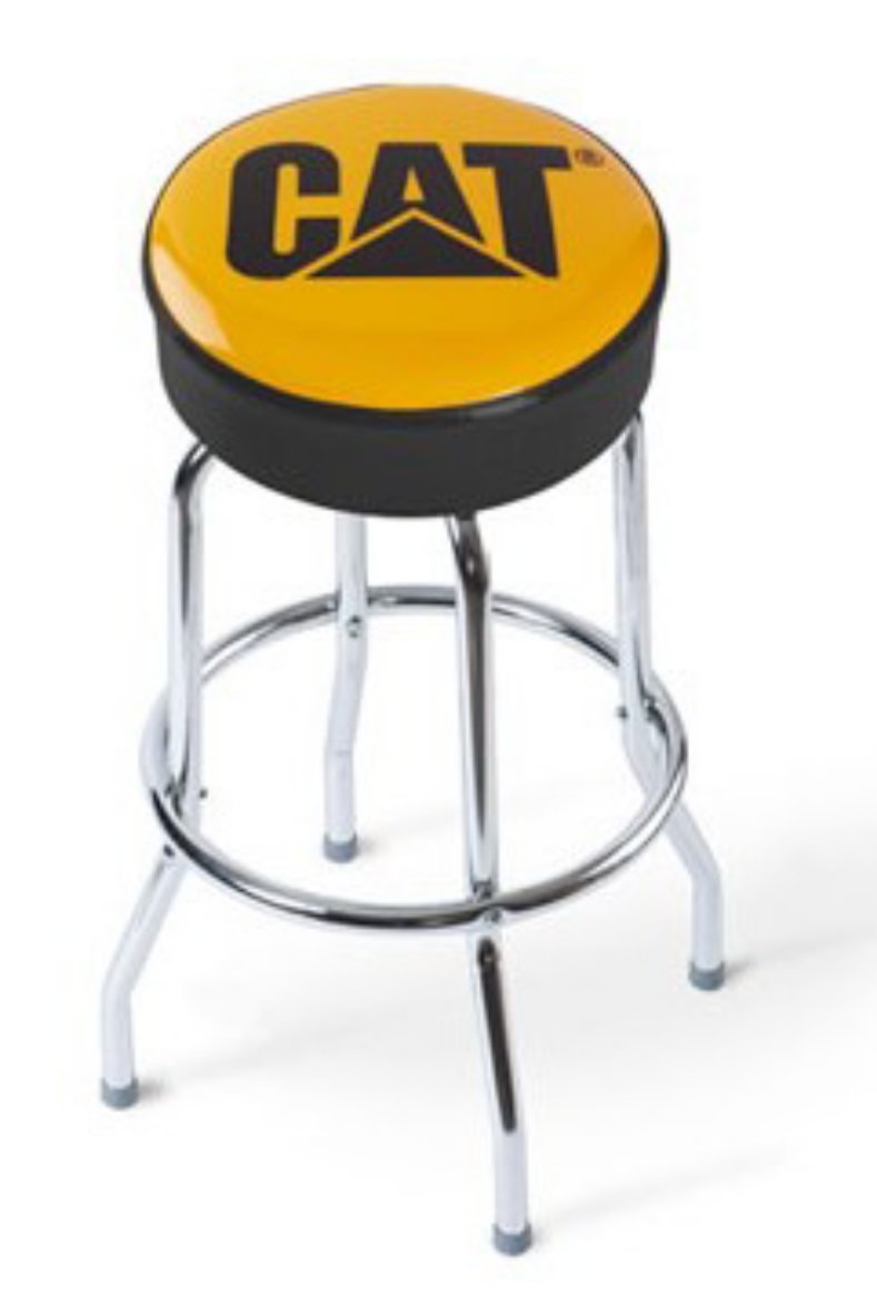 Picture of CAT Yellow/Black Bar Stool