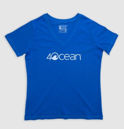 Picture of 4Ocean Logo Women's V-Neck T-Shirt