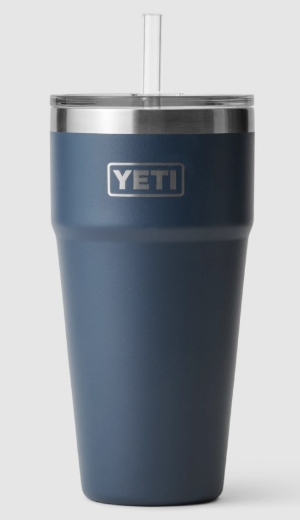 YETI Rambler Stackable 26oz Cup with Straw Lid - Navy - Kitchen