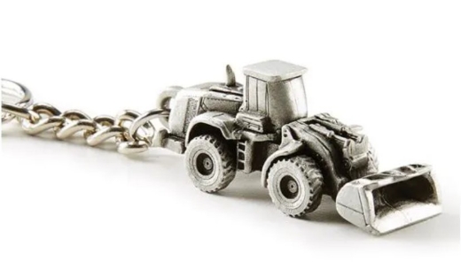 Picture of Wheel Loader Pewter Replica Key Tag