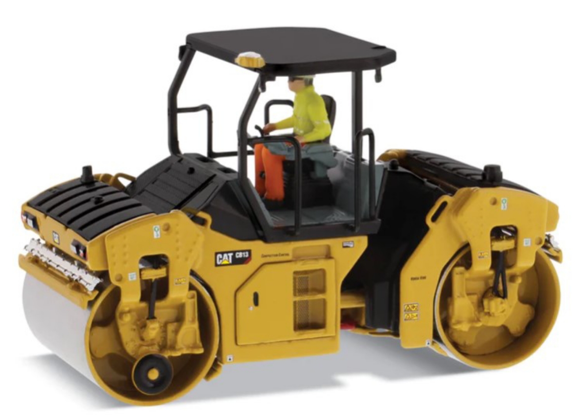 Picture of 1:50 Cat® CB-13 Tandem Vibratory Roller with ROPS
