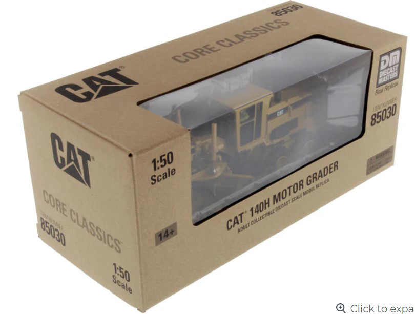 Ring Power CAT Retail Store. 1:50 Cat® 140H Motor Grader