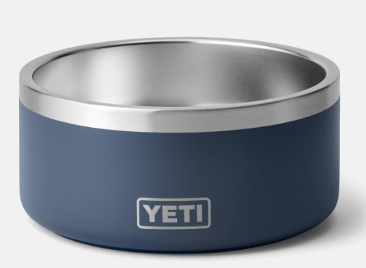 Branded Yeti Boomer 4 Dog Bowl, Navy