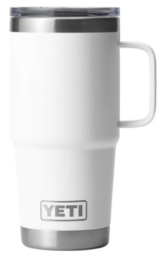 Yeti Rambler 20 oz. Travel Mug W/ Stronghold Lid - Rescue Red