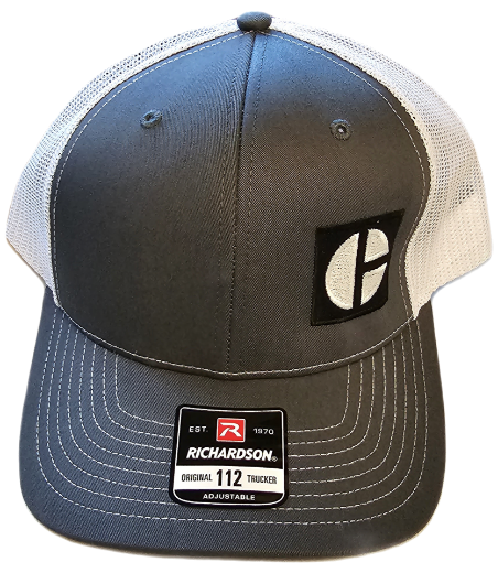 Picture of CHARCOAL / WHITE BLOCK C RING POWER HAT