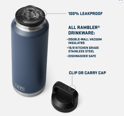 Picture of RAMBLER® 46 OZ WATER BOTTLE WITH CHUG CAP